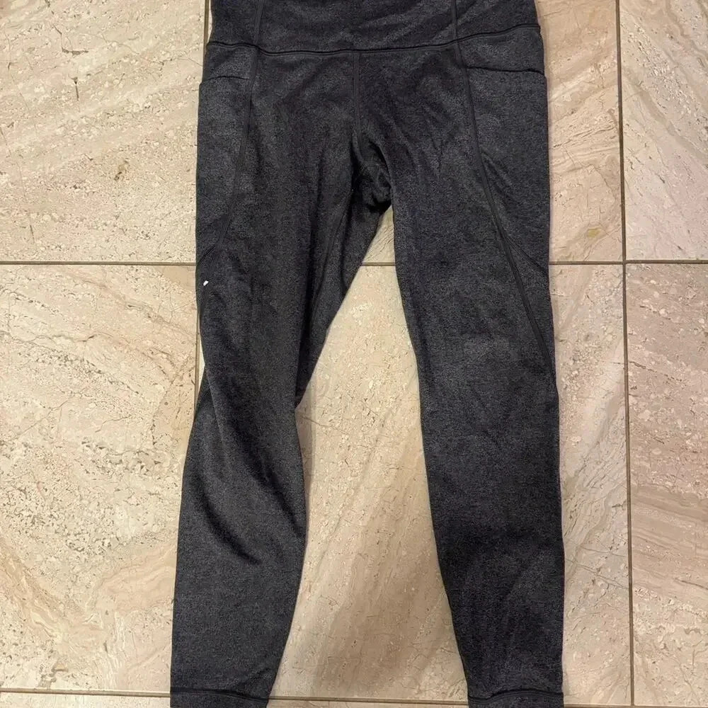 Athleta Medium Grey Leggings - Picture 1 of 3